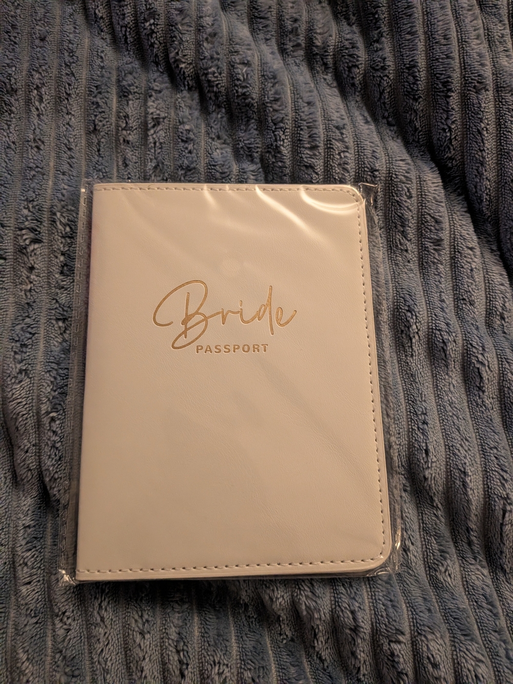 Bride Passport Holder with Gold Foil 3 Purple Bride Squad Passport Holders